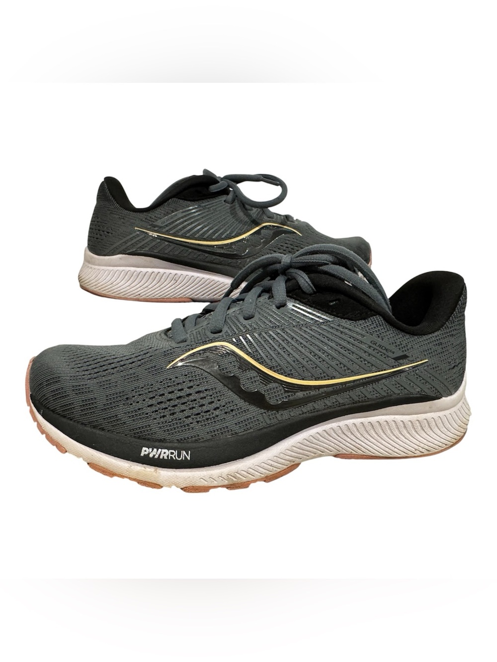 Saucony Women's Guide 14 Running Shoes - Charcoal/Rose - S10654-45 Size 7